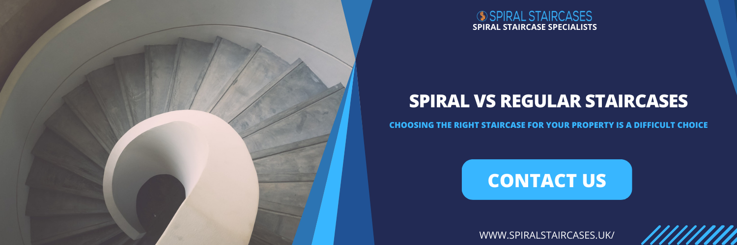 Spiral vs Regular Staircases